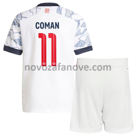 Nogometni Dres FC Bayern München Kingsley Coman 11 Dječji Treći 2021-2022 Kratkih Rukava