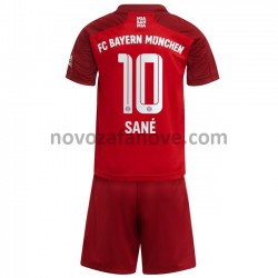 Nogometni Dres FC Bayern München Leroy Sane 10 Dječji Domaći 2021-2022 Kratkih Rukava
