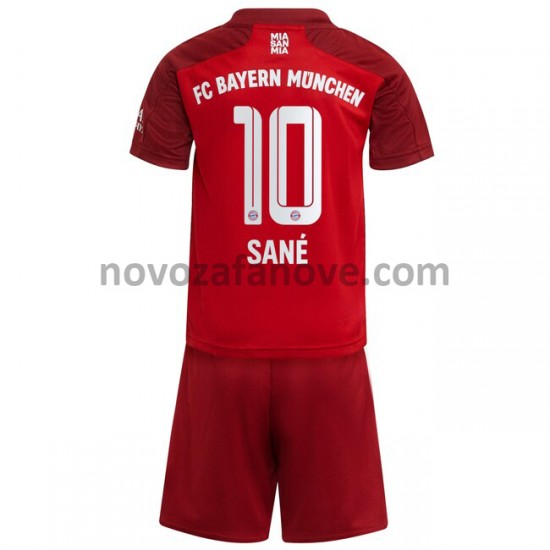 Nogometni Dres FC Bayern München Leroy Sane 10 Dječji Domaći 2021-2022 Kratkih Rukava