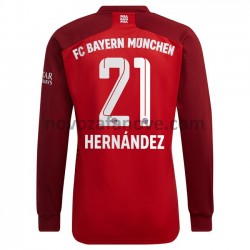 Nogometni Dres FC Bayern München Lucas Hernandez 21 Domaći 2021-2022 Dugim Rukavima