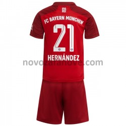 Nogometni Dres FC Bayern München Lucas Hernandez 21 Dječji Domaći 2021-2022 Kratkih Rukava