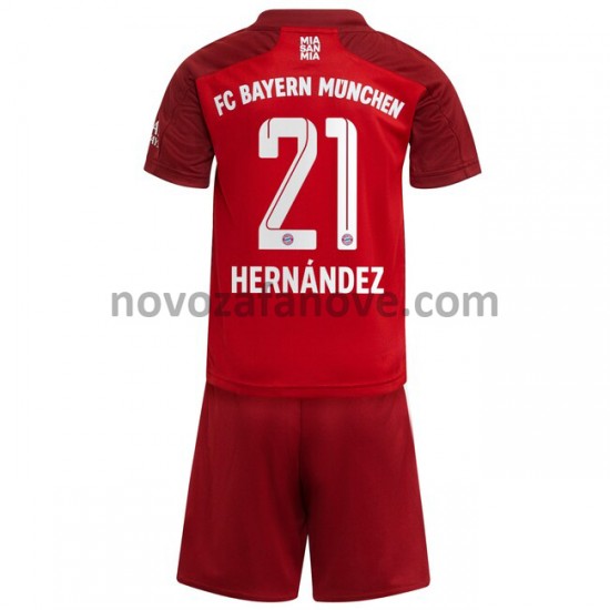 Nogometni Dres FC Bayern München Lucas Hernandez 21 Dječji Domaći 2021-2022 Kratkih Rukava