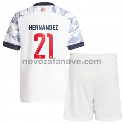 Nogometni Dres FC Bayern München Lucas Hernandez 21 Dječji Treći 2021-2022 Kratkih Rukava