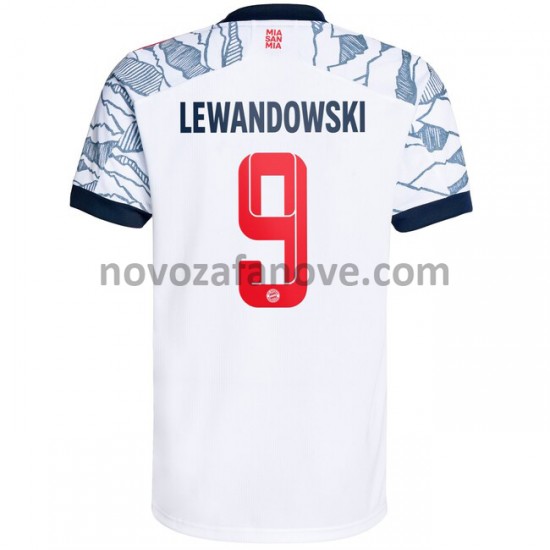Nogometni Dres FC Bayern München Robert Lewandowski 9 Treći 2021-2022 Kratkih Rukava
