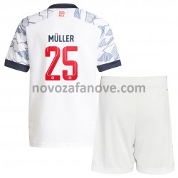 Nogometni Dres FC Bayern München Thomas Muller 25 Dječji Treći 2021-2022 Kratkih Rukava