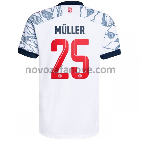 Nogometni Dres FC Bayern München Thomas Muller 25 Treći 2021-2022 Kratkih Rukava