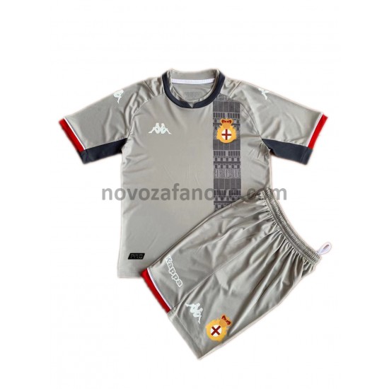 Nogometni Dres Genoa Dječji Treći 2021-2022 Kratkih Rukava