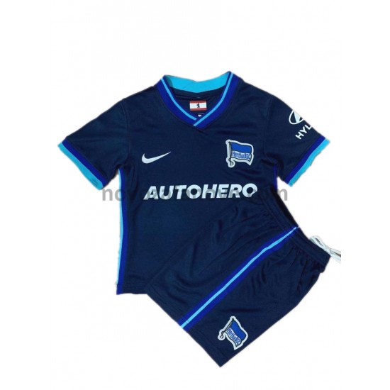 Nogometni Dres Hertha BSC Dječji Gostujući 2021-2022 Kratkih Rukava