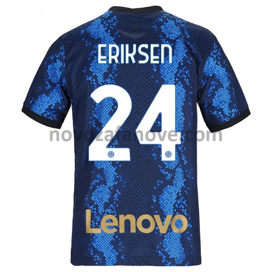 Nogometni Dres Inter Milan Christian Eriksen 24 Domaći 2021-2022 Kratkih Rukava