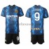 Nogometni Dres Inter Milan Romelu Lukaku 9 Dječji Domaći 2021-2022 Kratkih Rukava