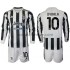 Nogometni Dres Juventus Dybala 10 Dječji Domaći 2021-2022 Dugim Rukavima