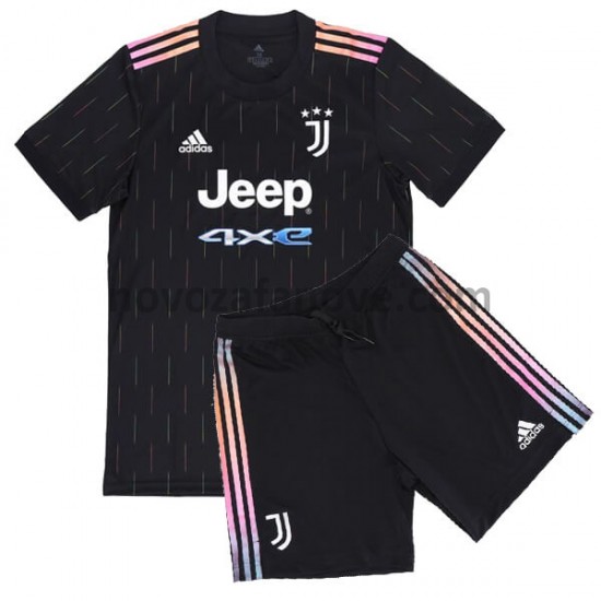 Nogometni Dres Juventus Dječji Gostujući 2021-2022 Kratkih Rukava