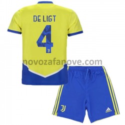 Nogometni Dres Juventus Matthijs de Ligt 4 Dječji Treći 2021-2022 Kratkih Rukava