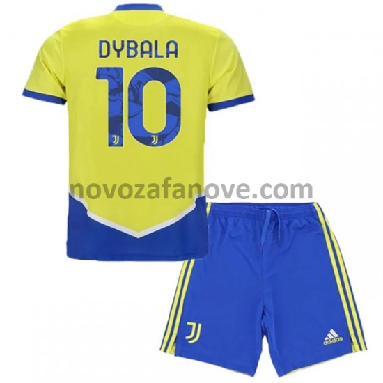 Nogometni Dres Juventus Paulo Dybala 10 Dječji Treći 2021-2022 Kratkih Rukava