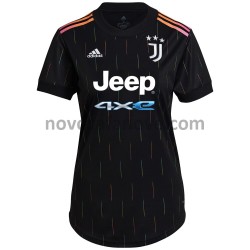 Nogometni Dres Juventus Ženska Gostujući 2021-2022 Kratkih Rukava