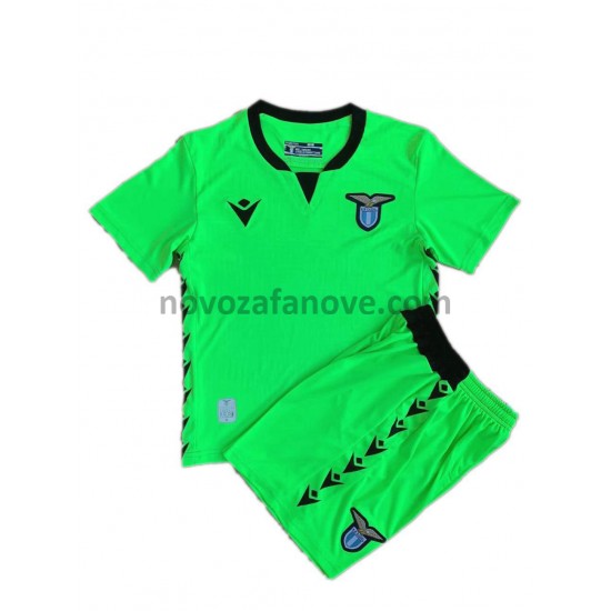 Nogometni Dres SS Lazio Golmanski Dječji Gostujući 2021-2022 Kratkih Rukava
