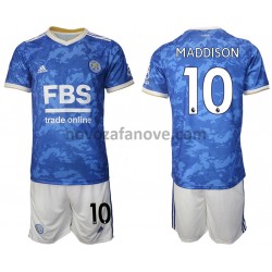 Nogometni Dres Leicester City James Maddison 10 Dječji Domaći 2021-2022 Kratkih Rukava