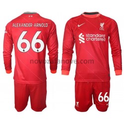 Nogometni Dres Liverpool Alexander-Arnold 66 Dječji Domaći 2021-2022 Dugim Rukavima