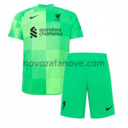 Nogometni Dres Liverpool Golmanski Dječji Domaći 2021-2022 Kratkih Rukava