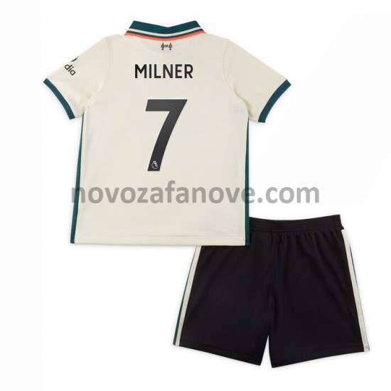 Nogometni Dres Liverpool James Milner 7 Dječji Gostujući 2021-2022 Kratkih Rukava