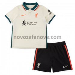 Nogometni Dres Liverpool Dječji Gostujući 2021-2022 Kratkih Rukava