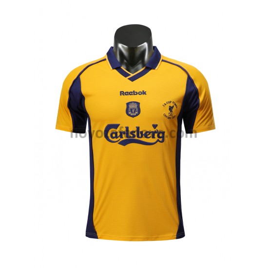 Nogometni Dres Liverpool Retro Gostujući 2000-2001 Kratkih Rukava