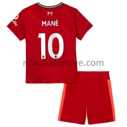 Nogometni Dres Liverpool Sadio Mane 10 Dječji Domaći 2021-2022 Kratkih Rukava