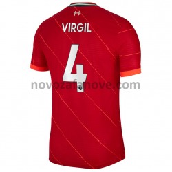 Nogometni Dres Liverpool Virgil Van Dijk 4 Domaći 2021-2022 Kratkih Rukava
