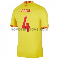 Nogometni Dres Liverpool Virgil van Dijk 4 Treći 2021-2022 Kratkih Rukava