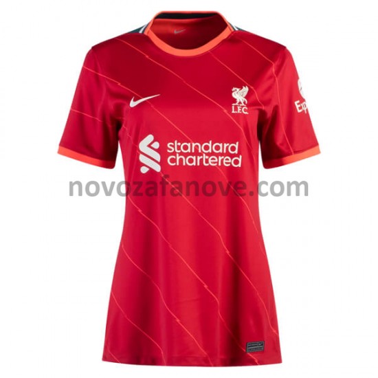 Nogometni Dres Liverpool Ženska Domaći 2021-2022 Kratkih Rukava