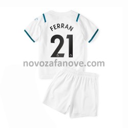 Nogometni Dres Manchester City Ferran Torres 21 Dječji Gostujući 2021-2022 Kratkih Rukava
