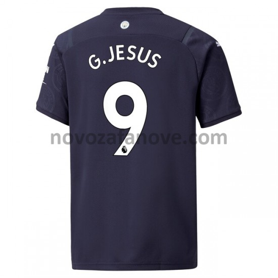 Nogometni Dres Manchester City Gabriel Jesus 9 Treći 2021-2022 Kratkih Rukava