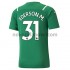 Nogometni Dres Manchester City Golmanski Ederson 31 Gostujući 2021-2022 Kratkih Rukava