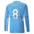 Nogometni Dres Manchester City Ilkay Gundogan 8 Domaći 2021-2022 Dugim Rukavima