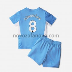 Nogometni Dres Manchester City Ilkay Gundogan 8 Dječji Domaći 2021-2022 Kratkih Rukava
