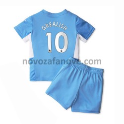 Nogometni Dres Manchester City Jack Grealish 10 Dječji Domaći 2021-2022 Kratkih Rukava