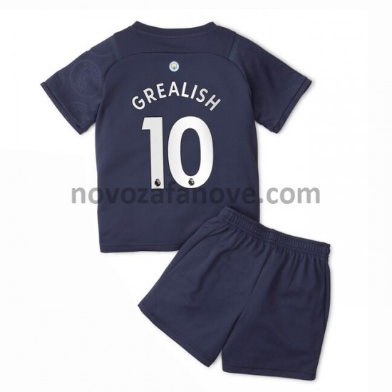 Nogometni Dres Manchester City Jack Grealish 10 Dječji Treći 2021-2022 Kratkih Rukava