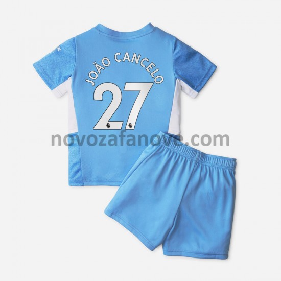 Nogometni Dres Manchester City Joao Cancelo 27 Dječji Domaći 2021-2022 Kratkih Rukava