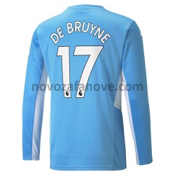Nogometni Dres Manchester City Kevin De Bruyne 17 Domaći 2021-2022 Dugim Rukavima
