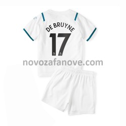 Nogometni Dres Manchester City Kevin De Bruyne 17 Dječji Gostujući 2021-2022 Kratkih Rukava