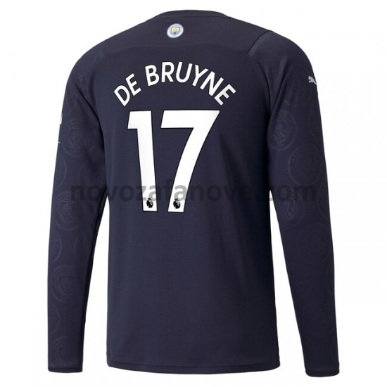 Nogometni Dres Manchester City Kevin De Bruyne 17 Treći 2021-2022 Dugim Rukavima
