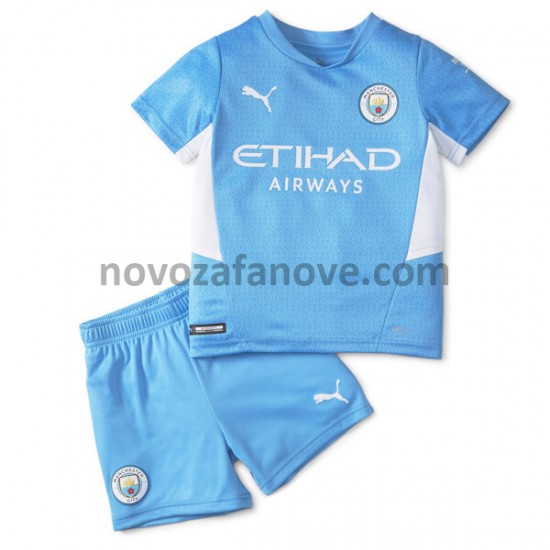 Nogometni Dres Manchester City Dječji Domaći 2021-2022 Kratkih Rukava