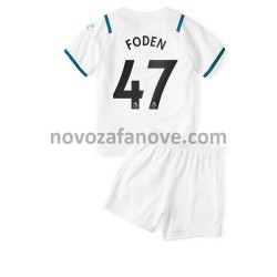 Nogometni Dres Manchester City Phil Foden 47 Dječji Gostujući 2021-2022 Kratkih Rukava