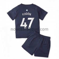 Nogometni Dres Manchester City Phil Foden 47 Dječji Treći 2021-2022 Kratkih Rukava