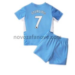 Nogometni Dres Manchester City Raheem Sterling 7 Dječji Domaći 2021-2022 Kratkih Rukava