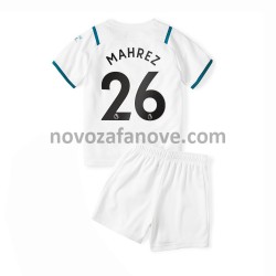 Nogometni Dres Manchester City Riyad Mahrez 26 Dječji Gostujući 2021-2022 Kratkih Rukava