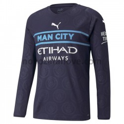 Nogometni Dres Manchester City Treći 2021-2022 Dugim Rukavima