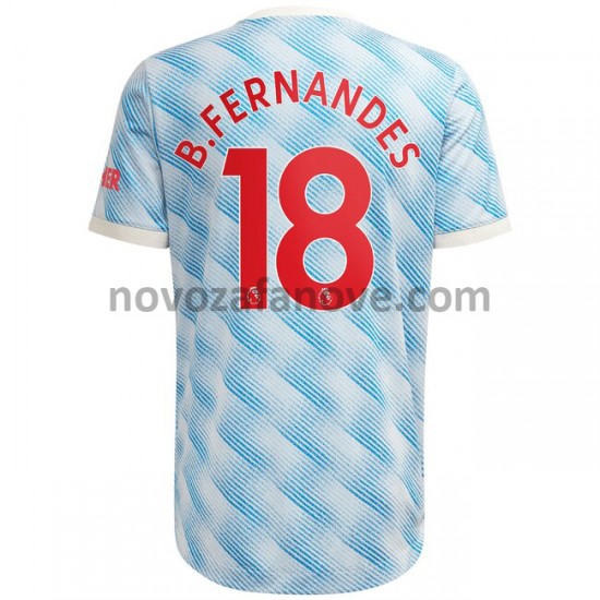 Nogometni Dres Manchester United Bruno Fernandes 18 Gostujući 2021-2022 Kratkih Rukava
