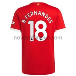 Nogometni Dres Manchester United Bruno Fernandes 18 Domaći 2021-2022 Kratkih Rukava