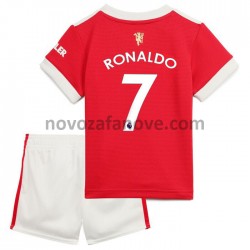 Nogometni Dres Manchester United Cristiano Ronaldo 7 Dječji Domaći 2021-2022 Kratkih Rukava
